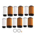 6pc Oil And Fuel Filter Kit For Mitsubishi Fuso Canter Fe125 Fe160 Fe180 2012-17. Fixed Price $98.22.