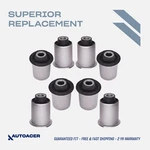 Autoacer - 8p Rear Upper & Lower Control Arm Bushings For Pathfinder Qx56 Armada. Fixed Price $109.00.