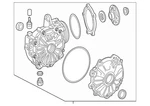 Genuine Mercedes-benz Front Axle Differential 206-330-38-02. Fixed Price $3146.58.