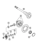 Genuine Mopar Rear Axle Differential 68019087aa. Fixed Price $2216.58.