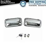 Front Chrome Exterior Outside Door Handle W Lock Cylinder Kit Set For Ck Truck. Fixed Price $79.85.