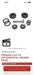 Yukon Gear & Axle Ypkm35-s-27-1.5 Spider Set. Fixed Price $90.00.