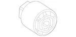 Genuine Mercedes-benz Differential Assembly Insulator 167-331-42-00. Fixed Price $48.60.
