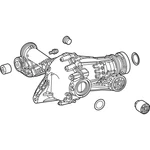 Genuine Mercedes-benz Oe Front Axle Differential 167-330-52-00. Fixed Price $5412.63.