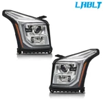 Lablt Left&right Side Halogen Headlights W/led Drl For 15-17 Gmc Yukon/yukon Xl. Fixed Price $196.51.