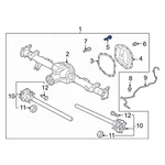 Genuine Ford Differential Cover Bolt Kb3z-4346-a. Fixed Price $8.00.