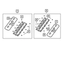 Genuine Mopar Double Ended Stud Mounting Left Side 6512257aa. Fixed Price $9.46.