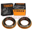 2 Pc Timken Rear Wheel Seals For 2006 Ford E-150 4.6l V8 Driveline Axles Ae. Fixed Price $28.03.