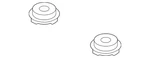 Genuine Volkswagen Differential Assembly Upper Bushing 5q0-599-438. Fixed Price $25.35.