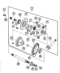 Genuine Mopar Transfer Front Case 04567505. Fixed Price $41.95.
