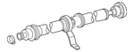 Genuine Audi Drive Shaft 8w0-521-101-k. Fixed Price $2622.71.
