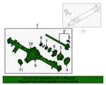 New Genuine Nissan Rr Axle Assy,w/o Brake Oe 43003ea012. Fixed Price $4174.79.