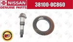 Nissan Oem Differential Ring Pinion 4.363 38100-0c860 For Infiniti. Fixed Price $348.00.