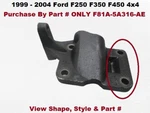 F81a-5a316-ae 99 To 04 Ford 4wd F450 Front Axle U-bolt Sway Bar Bracket Oem. Fixed Price $144.00.