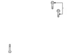 Genuine Volkswagen Differential Mount Bolt N-107-202-01. Fixed Price $22.63.