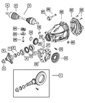 Genuine Mopar Differential Bearing Retaining Ring/shim 5139469aa. Fixed Price $11.44.