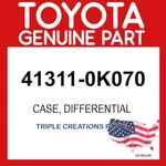 Toyota Genuine 413110k070 Case Front Differential 41311-0k070 Oem. Fixed Price $223.37.